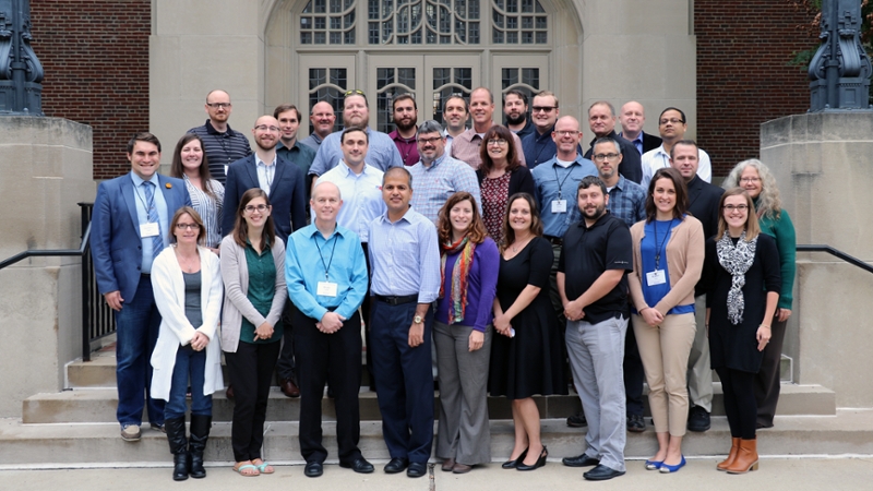 Purdue's Technical Management Institute, or TMI, group in 2017
